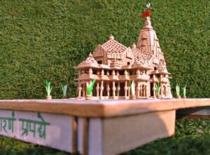 Ram Mandir Miniature Paper Model 